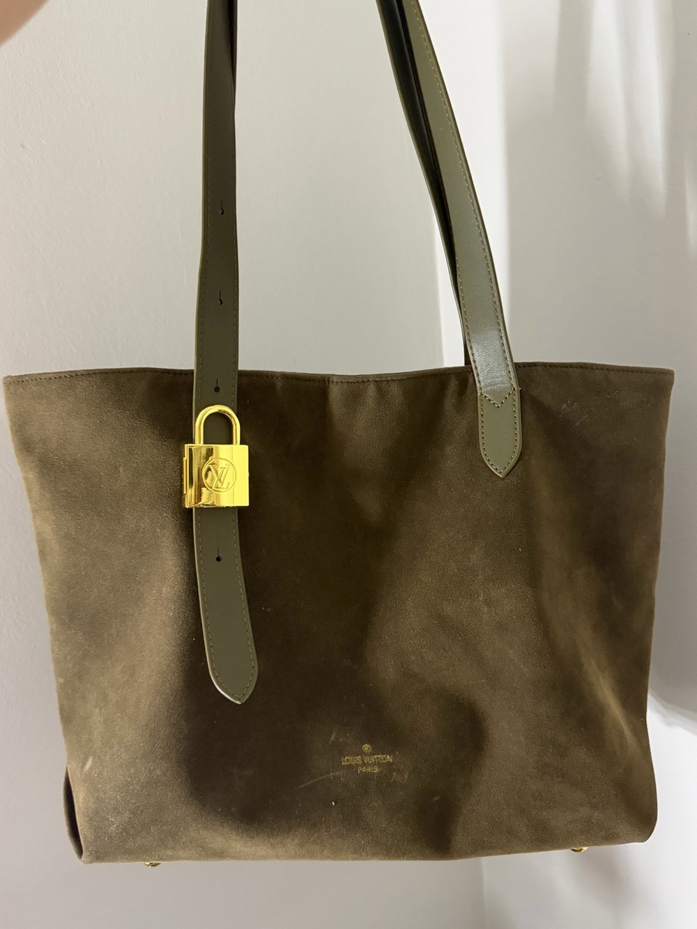 LV Low Key Suede Tote